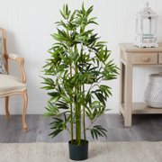 Nearly Natural 4' Bamboo Artificial Tree