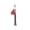 Red-C, variant on Western Denim Style Leather Keychain with Tassels, Patriotic US Flag and Cactus Pendant for Backpacks and Car Keys, 250th Anniversary Commemorative Accessory (19CM, 1 Pc)
