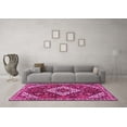 thumbnail image 3 of Ahgly Company Indoor Round Persian Pink Traditional Area Rugs, 6' Round, 3 of 4