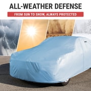 iCarCover Premium 10-Layer Car Cover - Waterproof All Weather Outdoor Protection, Universal Full Vehicle Cover Fits 194-198 inch