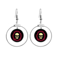 thumbnail image 1 of Round Full l Halloween Earrings Dangle Hoop Jewelry Drop Circle, 1 of 3