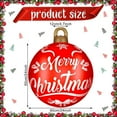 thumbnail image 5 of ESULOMP 23.6in Giant Christmas Ornament Outdoor Christmas Inflatable Decorated Ball, Giant Christmas Inflatable Ball with Pump for Home Holiday Outdoor Christmas Tree Decorations, 5 of 5