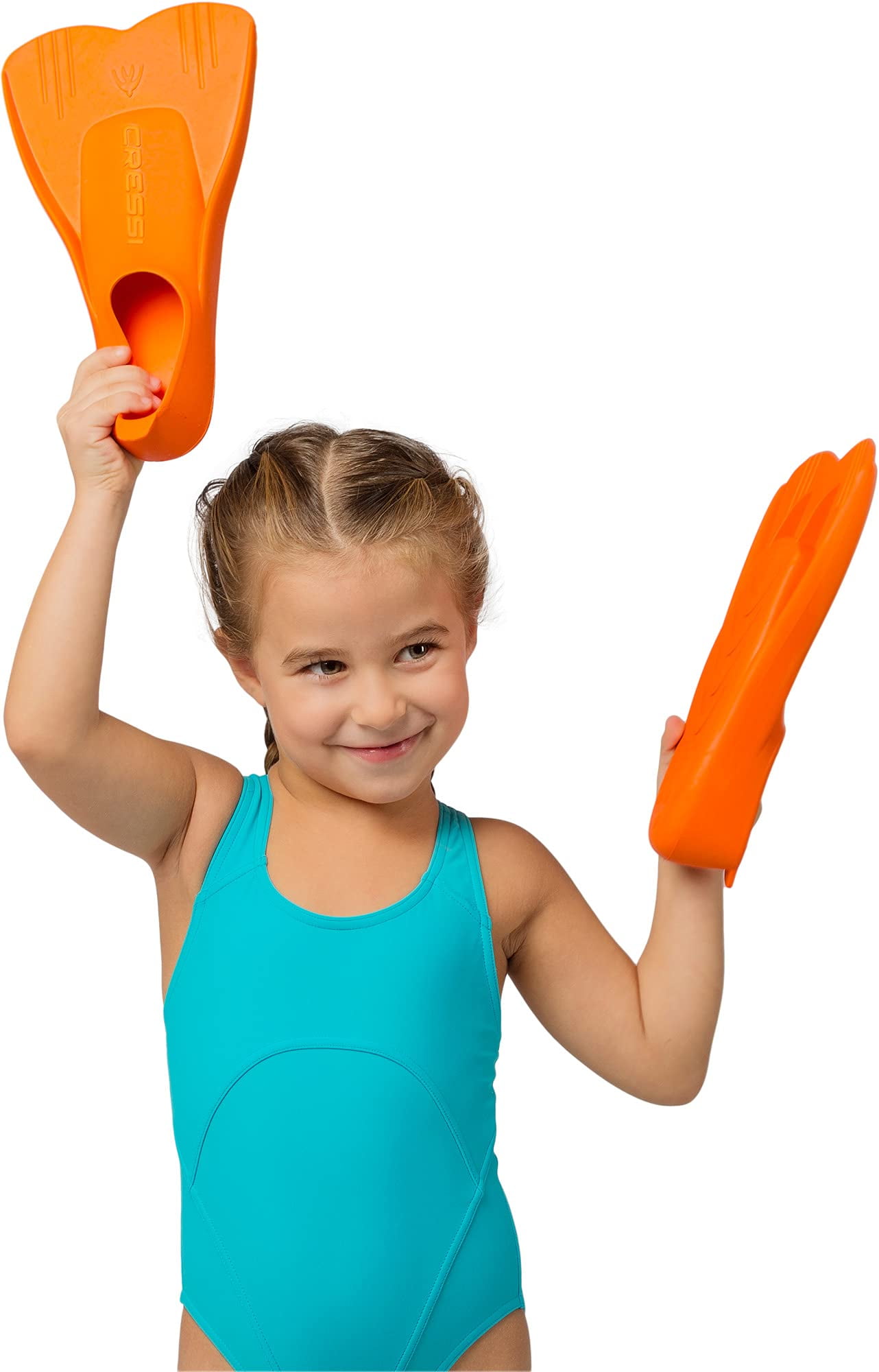 Myminibaby Beginner Level Swimming Sleeve-Short Orange Sea Pool