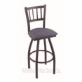 thumbnail image 3 of 810 Contessa 30" Swivel Bar Stool with Black Wrinkle Finish and Rein Coffee Seat, 3 of 7
