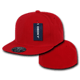 thumbnail image 2 of Retro Fitted Caps, Red, 7 1/8, 2 of 2