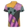 thumbnail image 5 of Sally Ragdoll Men Zipper T-shirt Summer Casual Short Sleeve T-shirt Top, 5 of 7