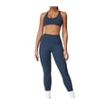 thumbnail image 1 of Conjuntos de entrenamiento for mujer, sujetador deportivo de 2 piezas, camiseta sin mangas, leggings de cintura alta, ropa deportiva for gimnasio y yoga, top de entrenamiento for mujer, 1 of 6