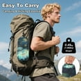 thumbnail image 5 of Wobogo Glowing Lotus Flower Camping Hammocks 330 lb Capacity with Tree Straps and Hanging Pockets for Outside Hiking Beach Backpack Travel, 5 of 8