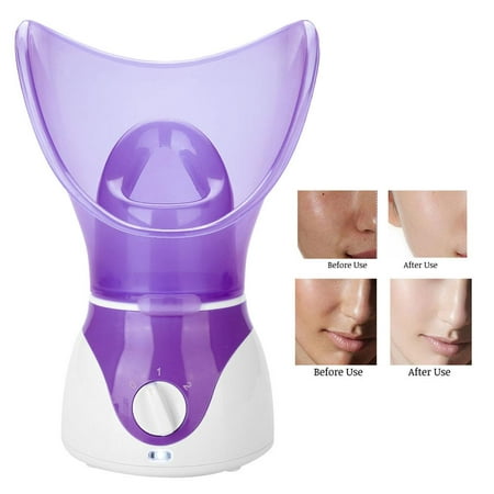 WALFRONT Face Skin Steamer Essential Oil Aromatherapy Sprayer Facial Skin SPA Instrument Pore Shrink Whitening Nose Blackhead Cleanse (Best Facial Steamer For Blackheads)