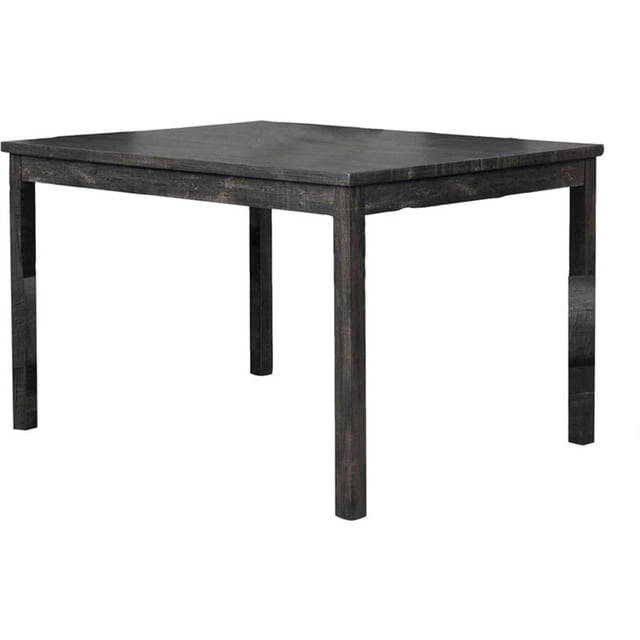 Best Master Furniture Vitaliya 48" Rectangular Wood Dinette Table in Black