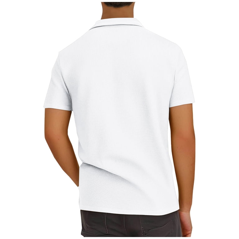 CHEEREAM Men's Polo Shirts Short Sleeve Classic Fit Golf Shirts