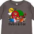 thumbnail image 4 of Inktastic Two-i-e-i-o Boys or Girls Long Sleeve Toddler T-Shirt, 4 of 5