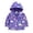 1-36Purple106, variant on CAIVO Toddler Kids Baby Boys Girls Long Sleeve Prints Windproof Jacket Hooded Lightweight Kids Coats Windbreaker Casual Outerwear Versatile Dailywear