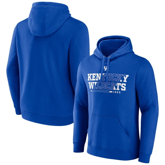 Men's Royal Kentucky Wildcats Breakthrough Slant Pullover Hoodie