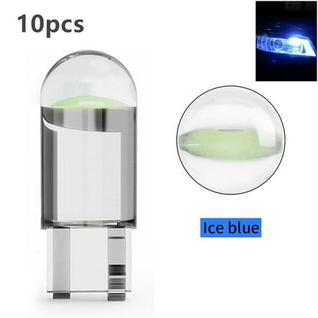 

10x T10 Led Car Side Light Ice Blue Bulbs Error Free Canbus Xenon W5w Sidelight