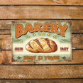 thumbnail image 7 of 1 pc "Bakery Fresh Tasty Best In Town" Funny Bakery Metal Tin Sign 12x8in/30x20cm for Garage Garden Signs Art Plaque Poster Wall Decor for Home Kitchen Bar Club Coffee Shop Orchard, 7 of 7