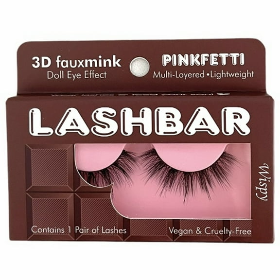 Lashbar 3D Fauxmink False Strip Eyelashes