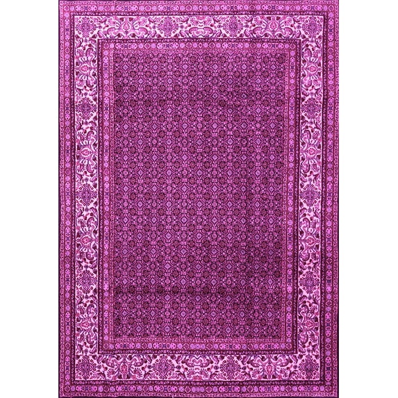 Ahgly Company Indoor Rectangle Persian Pink Traditional Area Rugs, 5' x 8'