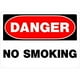 Hillman Group 842056 10 x 14 Po en Aluminium Rouge et Noir Danger Non Fumeur Signe – image 1 sur 1