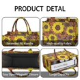 thumbnail image 4 of Large Capacity Tote Bag,Colorful Sunflower Pattern Handbag Fashion Luxury Tote Bag,15.7"x13"x 5.1" Inches,Laptop Compatible, 4 of 6