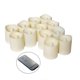 thumbnail image 2 of Warm Yellow Light LED Electronic Candle for Home Decor Plastic Material Remote Control Included 12Pcs, 2 of 3