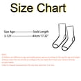 thumbnail image 3 of Esaierr Kids Girls Knee High Socks Spring and Fall Socks Solid Color Wide Vertical Strip Mid-Tube Socks for 3-12Y, 3 of 7