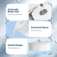 thumbnail image 5 of Waterdrop Lucid 10-Cup Water Filter Pitcher, With 4 Filters, NSF Certified, 5X Times Lifetime, 200-Gallon Long-Life, Reduces PFAS, PFOA/PFOS, Chlorine, BPA Free, White, 5 of 9