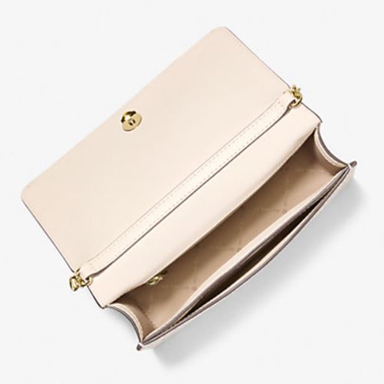 Michael Kors Women's Jet Set Medium Signature Logo Crossbody Bag (LightCreamMulti) 35F5GTVC8B-ltcream