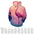 thumbnail image 2 of Tropical Flamingo Sunset Vibes(1)-2 Men's Women Vintage 3D Hooded Sweatshirt - All-Season Loose Fit Streetwear, 2 of 6