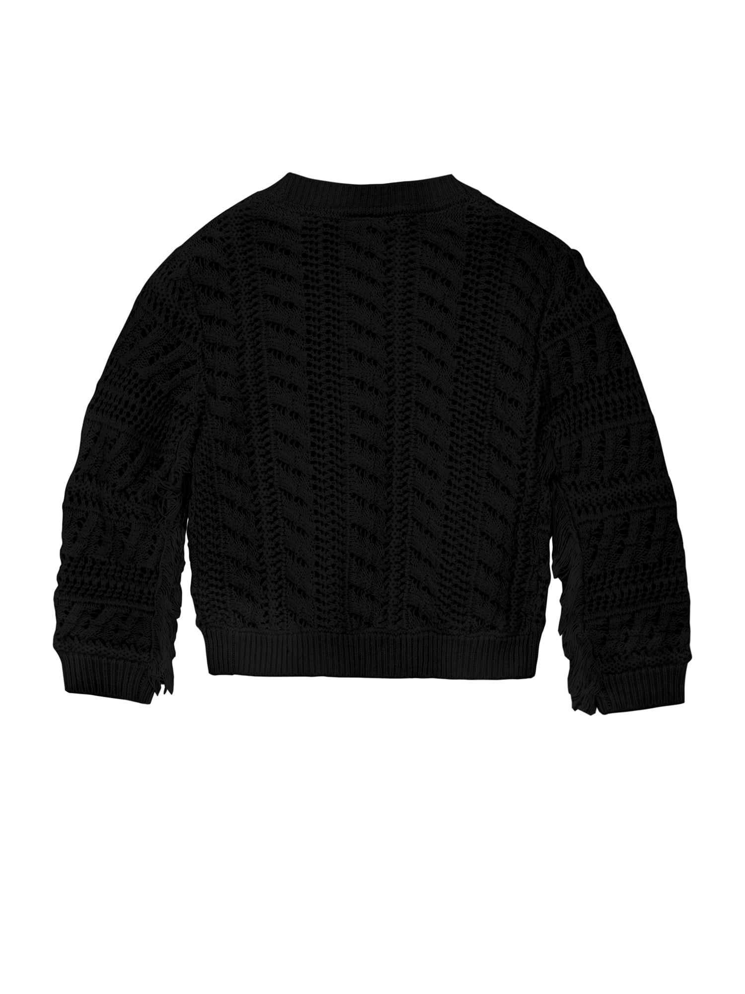 Wonder Nation Girls Fringe Cardigan, Sizes 4-18 & Plus
