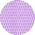 thumbnail image 1 of Ahgly Company Machine Washable Indoor Round Transitional Heliotrope Purple Area Rugs, 6' Round, 1 of 7