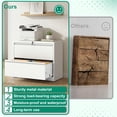 thumbnail image 3 of Silkight 2 Drawer Lateral File Cabinet with Lock, Metal Lateral Filing Cabinet for Home Office, Steel Wide Horizontal Filing Cabinets for Letter/Legal/A4/F4 Hanging Files, 3 of 9