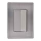 thumbnail image 2 of Placa Armada 1 Apagador Sencillo Plata 45pz, 2 of 3