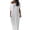 White, variant on Womens Dresses Casual Solid Color Off-the-Shoulder T-Shirt Dress with Pockets, Lightweight Comfortable Loungewear for Women, Size S-3XL