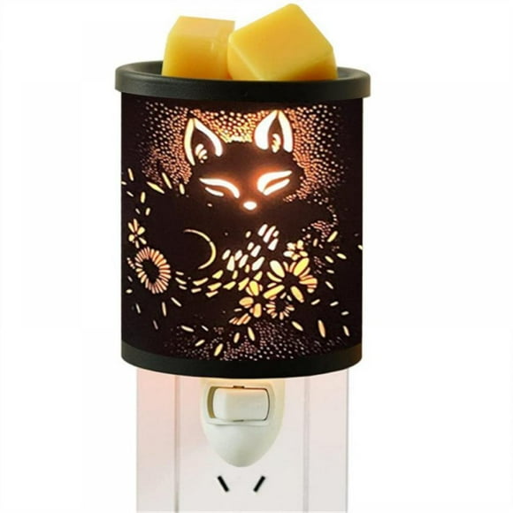 AMERTEER 1PC Plug in Night Lights Small Electric Night Lights Plug Into Wall Small Scent Wax Burner Melter Fox Type
