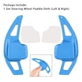 thumbnail image 2 of Steering Wheel Paddle Shifter Extensions For BMW F15 F25 F30 F31 Aluminium Blue, 2 of 12