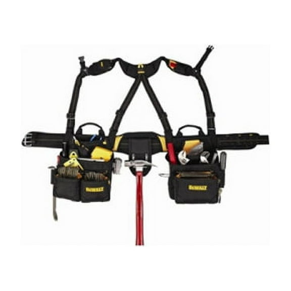 CUSTOM LEATHERCRAFT DG5617 20 Pocket Apron & Suspenders