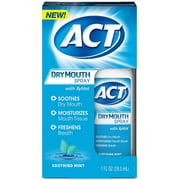 ACT Dry Mouth 1 Fl. Oz. Soothing Mint Spray with Xylitol