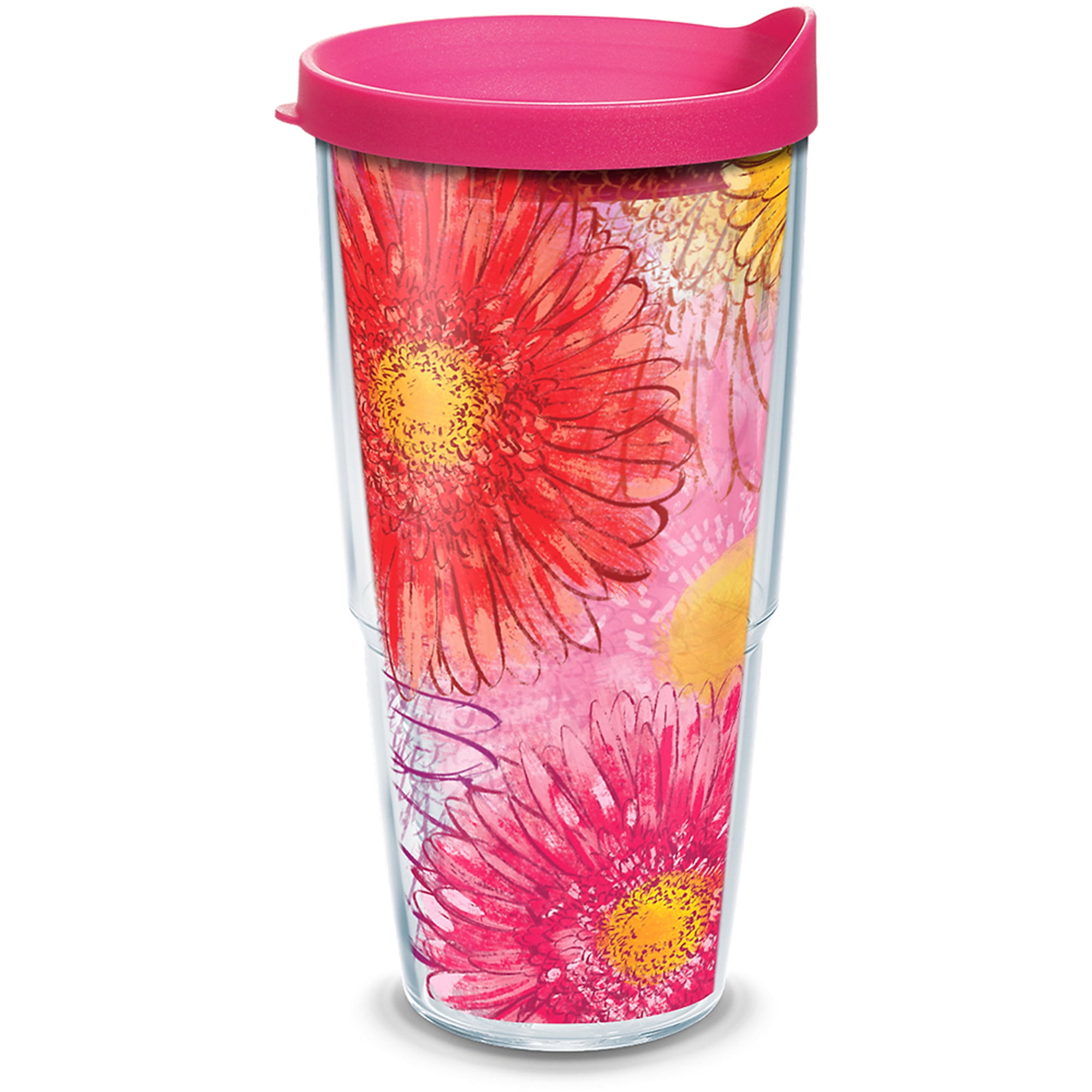 Colossal Daisy 24 oz Tumbler with lid