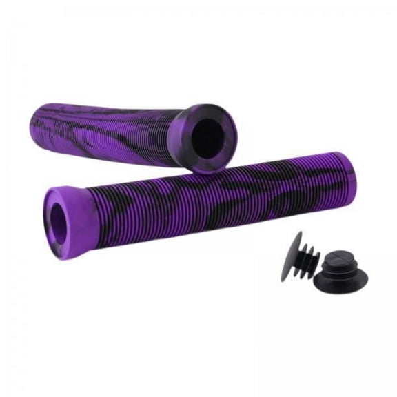 Vsenkes 4x2Pcs Bike Handlebar Grips Grips for BMX Mountain Bikes Cycling Parts black