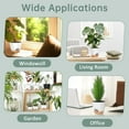 thumbnail image 4 of 5 Pack Self Watering Plant Pots, Plastic Planters with Drainage Holes and Saucers, Flower Pots for Indoor Outdoor Garden Plants, 7/6.5/6/5.5/5 Inch（White）, 4 of 7