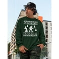 thumbnail image 3 of Sasquatch Dark Green Crew Neck Sweatshirt, 3 of 6