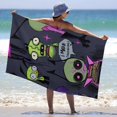 thumbnail image 5 of Invader Zim Beach Towel Microfiber Soft Absorbent Quick-Dry Bath Towel 130x80cm for Bathroom Shower Guests Pool Swimming Camp Holiday Gym for Kid Adult, 5 of 8