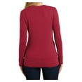 thumbnail image 2 of Yellow Rooster Women's Concept Stretch Button Front Cardigan Rich Red S, 2 of 6
