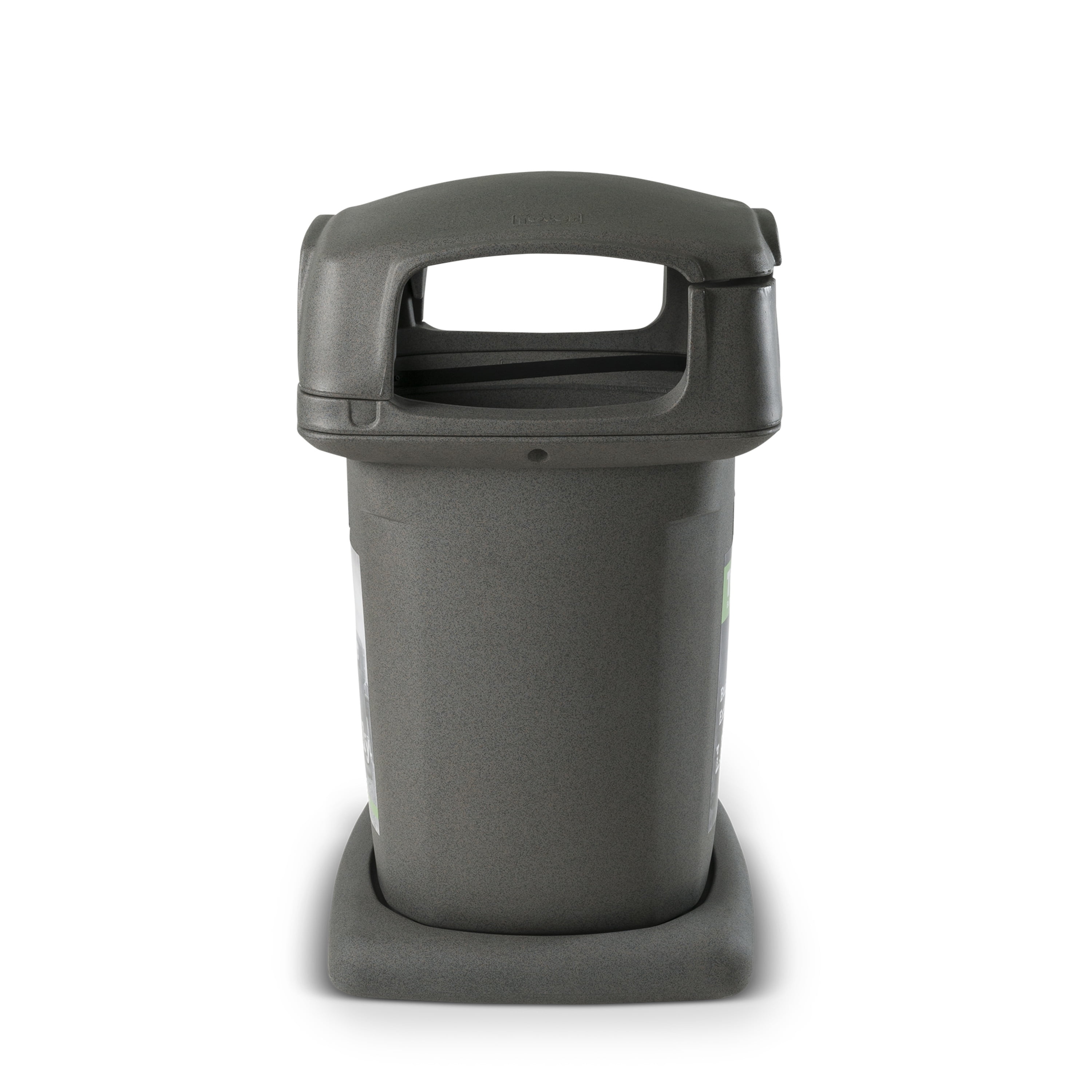 Toter 60 Gal. Park Trash Can with Lid