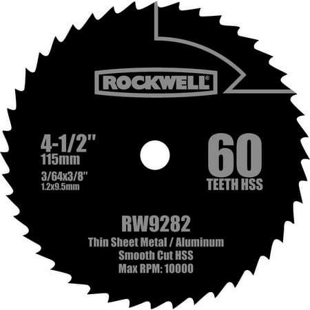 

RW9282 4 1/2-Inch 60T High Speed Steel Compact Circular Saw Blade