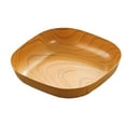 thumbnail image 1 of Plate Set, 10pcs, With Base, Kitchen Utensils, Plastic Wood Design, Square Snack Dinner Plate, Suitable for Kitchen, 1 of 8