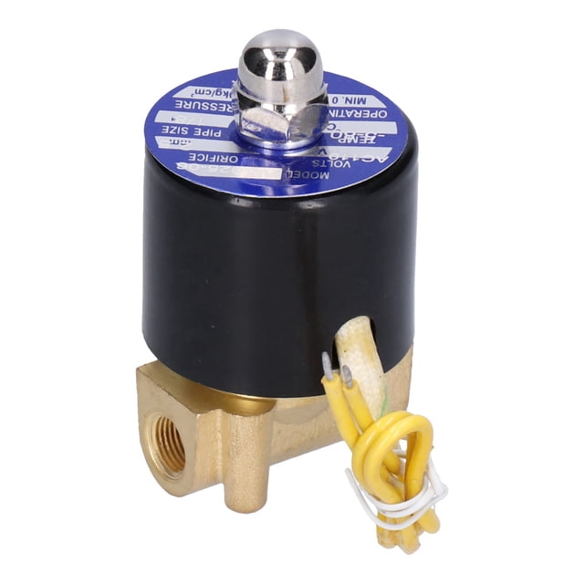 Électrovanne électrique Électrovanne électrique petite normalement fermée pour eau air diesel 1/8po 2W‑025‑06(DC12V)
