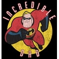 thumbnail image 2 of Men's The Incredibles Distressed Mr. Incredible Dad Graphic Tee Black 2X Large, 2 of 5