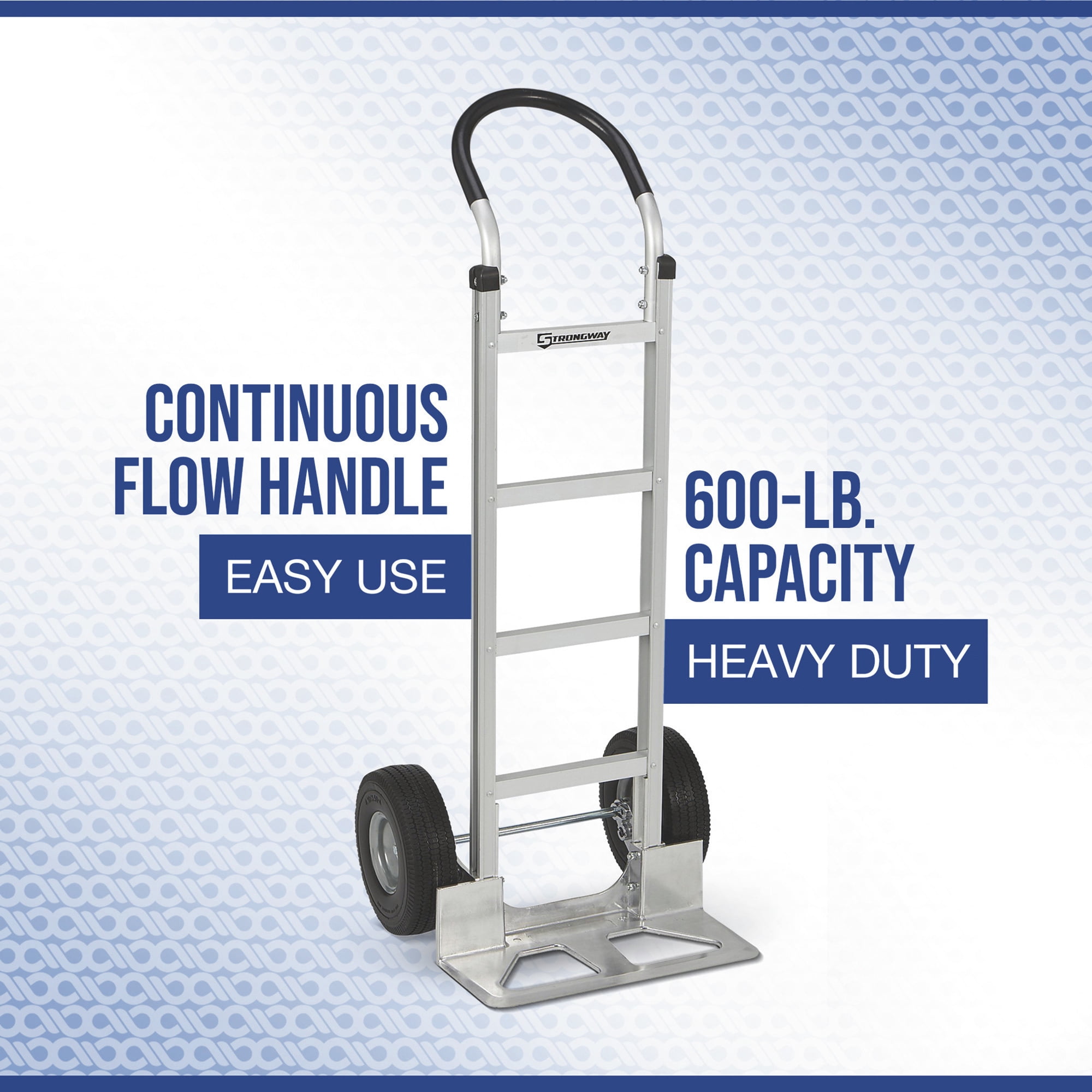 Strongway Aluminum Hand Truck, 600-Lb. Capacity